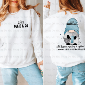 BOUJEE GNOME - BUSINESS NAMES - FRONT+BACK - CUSTOM TRANSFER