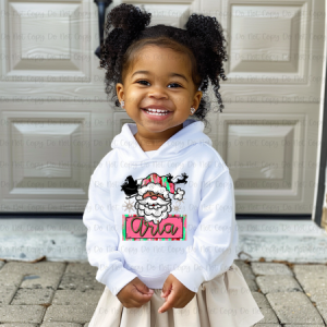 SANTA & REINDEER NAMEPLATE - CUSTOM TRANSFER