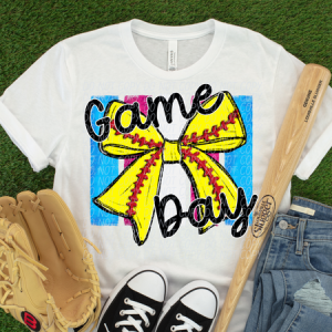 SOFTBALL GAME DAY COQUETTE PINK - DTF TRANSFER