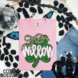 GREEN SHAMROCK - CUSTOM TRANSFER