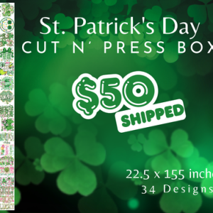 St Patrick's Day Cut N Press box