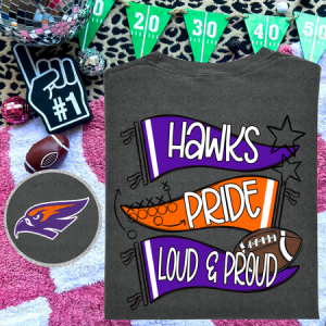 LOUD AND PROUD MASCOT - FRONT+BACK - CUSTOM TRANSFER