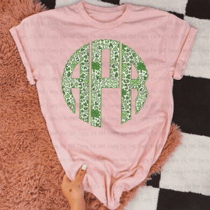 ST. PATRICK'S DAY MONOGRAM - CUSTOM TRANSFER