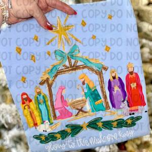 GLORY TO THE NEWBORN KING - DTF TRANSFER