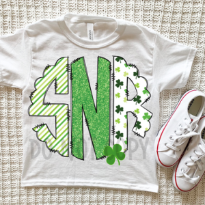 ST. PATRICK'S DAY MONOGRAM - CUSTOM TRANSFER