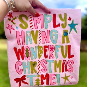 SIMPLY HAVING A WONDERFUL CHRISTMAS TIME - DTF TRANSFER