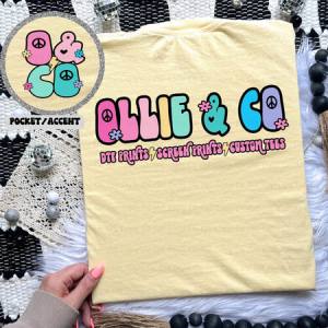 GROOVY BUSINESS NAMES - FRONT+BACK - CUSTOM TRANSFER