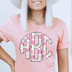 RETRO SMILES MONOGRAM - CUSTOM TRANSFER