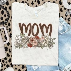 VINTAGE FLORAL NAMES - CUSTOM TRANSFER