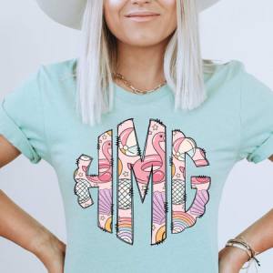 SUMMER PARTY MONOGRAM - CUSTOM TRANSFER