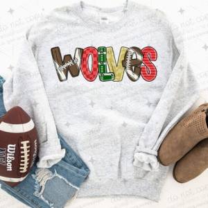 FOOTBALL SCHOOL SPIRIT MASCOT - CUSTOM TRANSFER