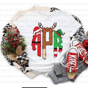 CHRISTMAS MONOGRAM - CUSTOM TRANSFER
