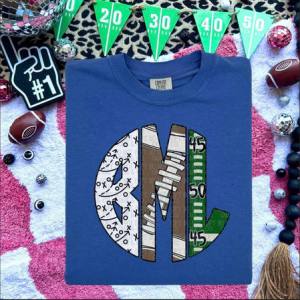 FOOTBALL MONOGRAM - CUSTOM TRANSFER