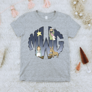 NATIVITY MONOGRAM - CUSTOM TRANSFER