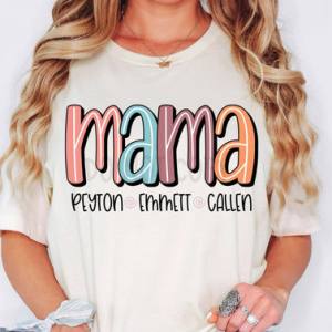 SWIRLY TITLES W/ KIDS NAMES - CUSTOM TRANSFER