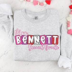 TEACHER BOXY VALENTINE - CUSTOM TRANSFER