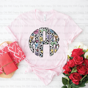 CONVO HEARTS MONOGRAM - CUSTOM TRANSFER