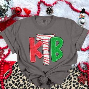 NON-TRADITIONAL CHRISTMAS TREE MONOGRAM - CUSTOM TRANSFER