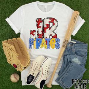 SCHOOL INITIAL BASEBALL SCHOOL SPIRIT - CUSTOM TRANSFER