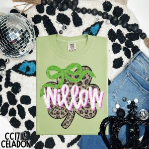 LEOPARD SHAMROCK - CUSTOM TRANSFER
