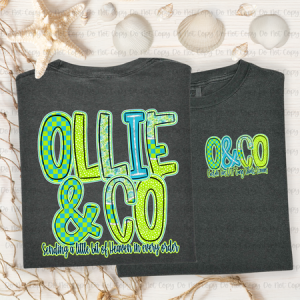 LIME BUSINESS NAME- FRONT+BACK-CUSTOM TRANSFER