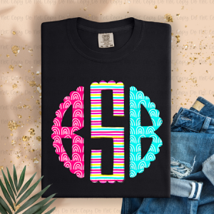 NEON - MONOGRAM - CUSTOM TRANSFER