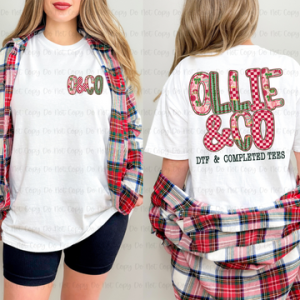 DECK THE HALLS - BUSINESS NAMES - FRONT+BACK - MOCKUP ONLY