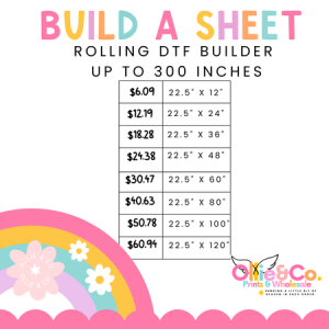 Rolling Canvas Gang Sheet