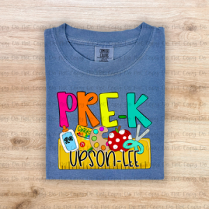 SCHOOL NAME PLATE WITH GRADE - CUSTOM TRANSFER