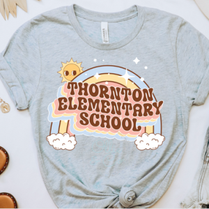 SCHOOL NAME RAINBOW - CUSTOM TRANSFER