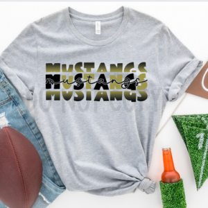 STACKED MASCOT NAME - CUSTOM TRANSFER