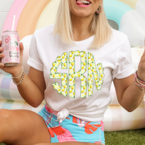 LEMON MONOGRAM - CUSTOM TRANSFER