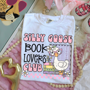 SILLY GOOSE BOOK LOVER CLUB - DTF TRANSFER