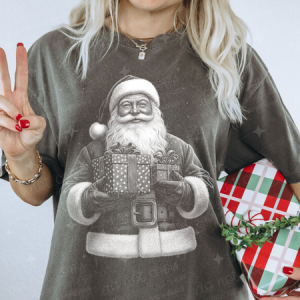 SANTA CLAUS HOLDING GIFTS - DTF TRANSFER
