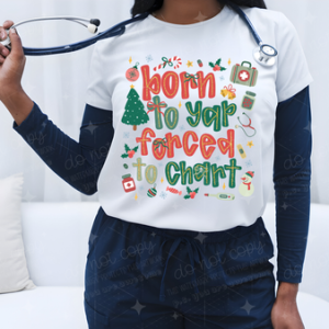 BORN TO YAP FORCED TO CHART - DTF TRANSFER