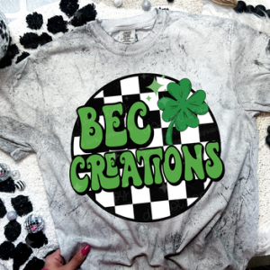 ST PATRICK'S DAY RETRO CHECKERED - BUSINESS NAMES - CUSTOM TRANSFERS