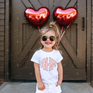 VALENTINE'S DAY MONOGRAM - CUSTOM TRANSFER