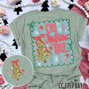 OH CHRISTMAS TREE - FRONT+BACK - DTF TRANSFER