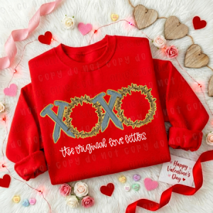 XOXO ORIGINAL LOVE LETTERS GOLD - DTF TRANSFER