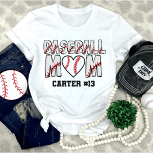 BASEBALL/SOFTBALL ALPHA TITLES W/ KIDS NAMES - CUSTOM TRANSFER