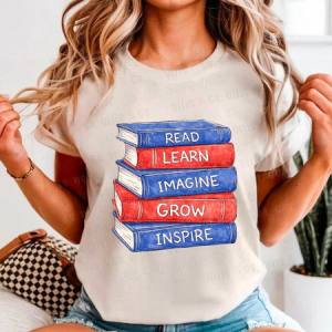 BOOK STACK - OLLIE & CO. EXCLUSIVE - DTF TRANSFER