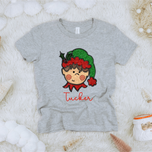 ELF W/ NAMES - FAUX GLITTER - CUSTOM TRANSFER