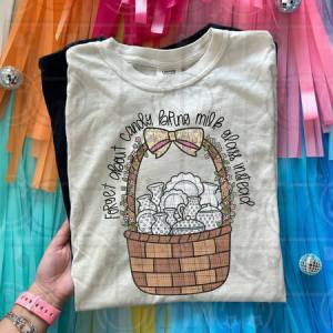 FORGET ABOUT CANDY BRING MILK GLASS INSTEAD - DTF TRANSFER