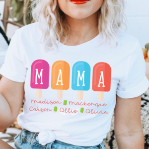 POPSICLE TITLE W/ KIDS NAMES - CUSTOM TRANSFER