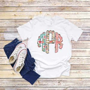 FLAMINGO MONOGRAM - CUSTOM TRANSFER