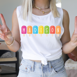 POPSICLE NAMES - CUSTOM TRANSFER