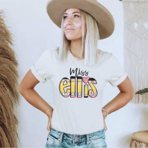 PENCIL NAMES (NAME IN PENCIL ALPHA) - CUSTOM TRANSFER