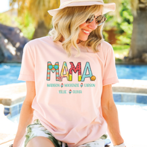 SUMMER TITLE W/ KIDS NAME - CUSTOM TRANSFER