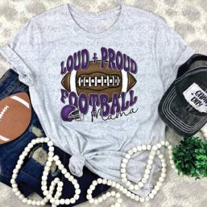 LOUD & PROUD FOOTBALL TITLE - CUSTOM TRANSFER