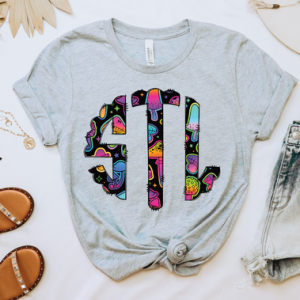 TRIPPY SHROOMS MONOGRAM - CUSTOM TRANSFER